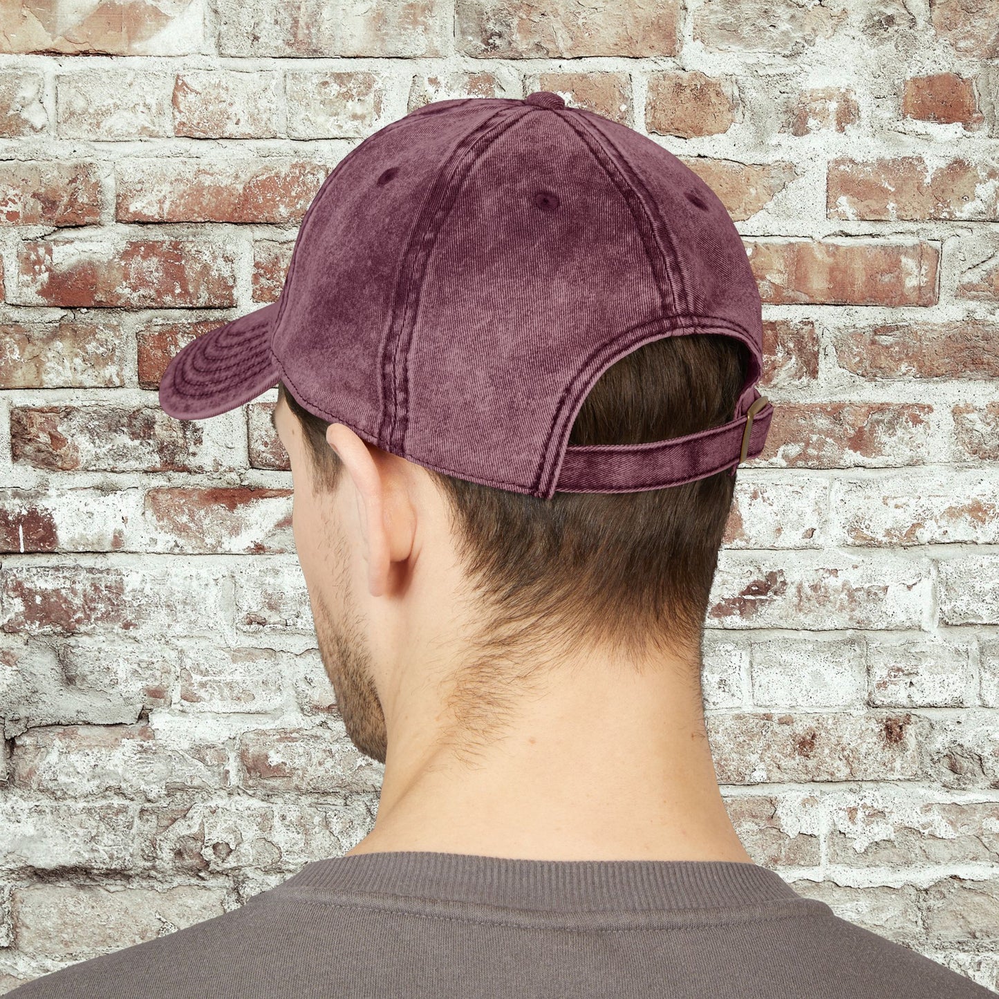 Probably Late Embroidered Distressed Hat