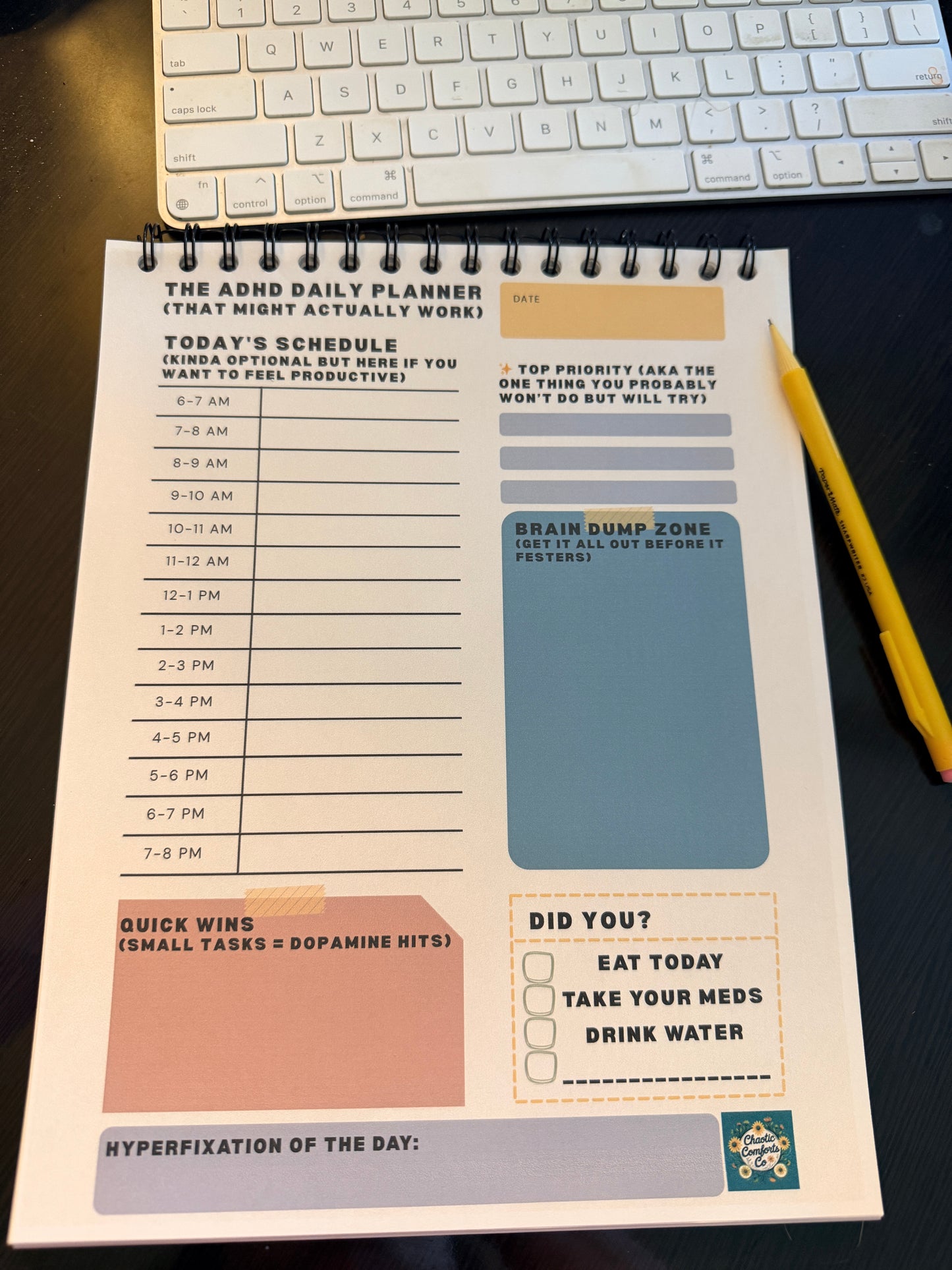 ADHD Daily Planner – “That Might Actually Work”