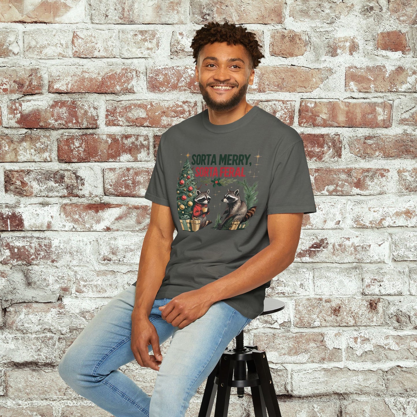 Sorta Merry, Sorta Feral Unisex T-Shirt