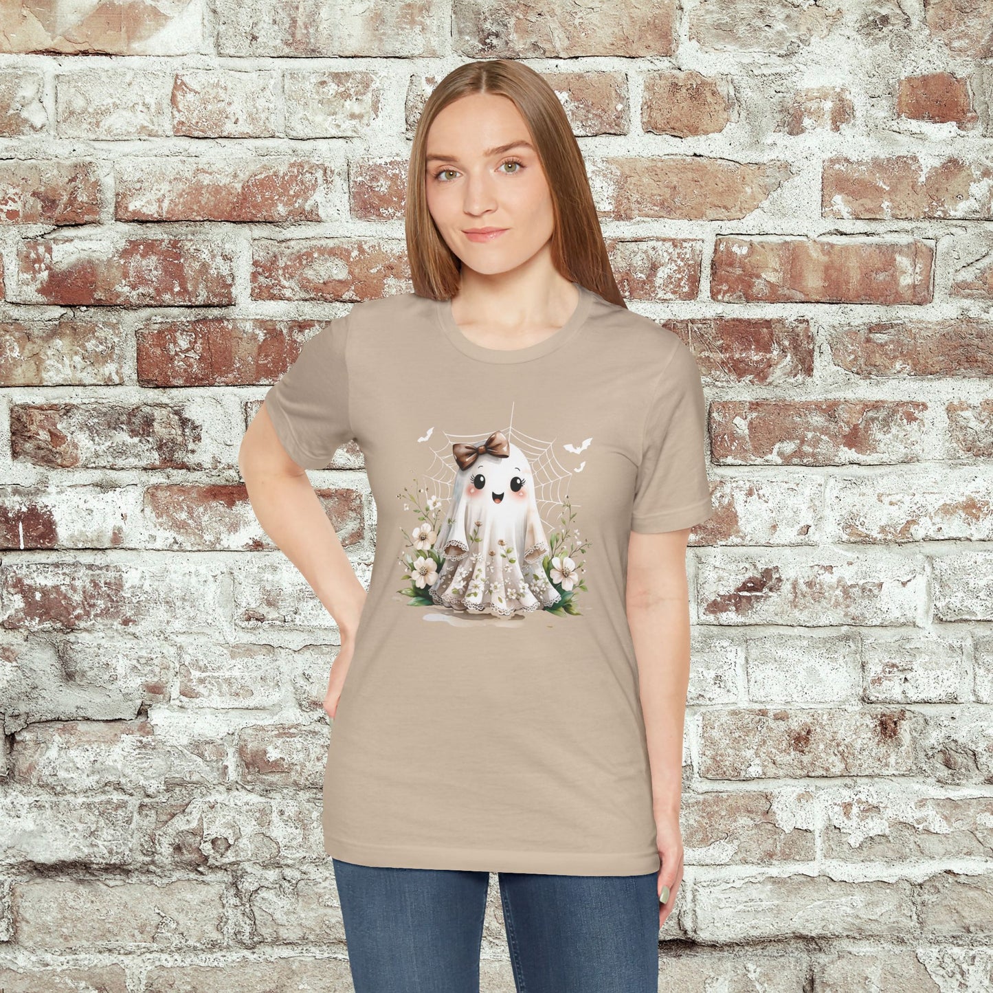 Sweet Spooky Ghost Floral Tee