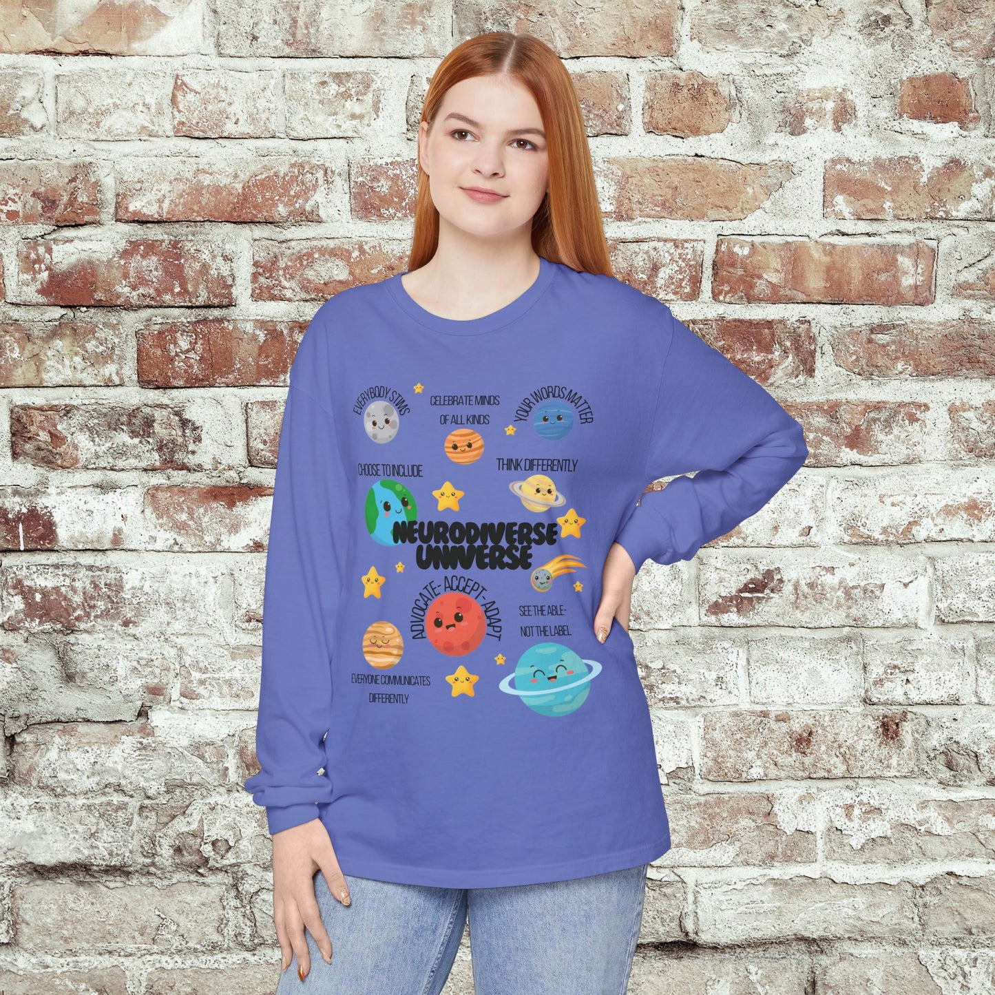 Neurodiverse Universe Long Sleeve Tee