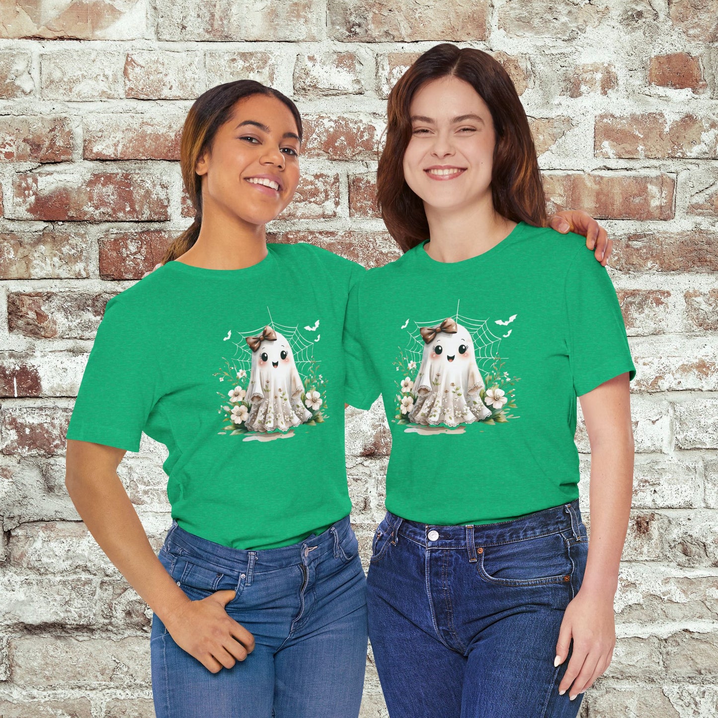 Sweet Spooky Ghost Floral Tee