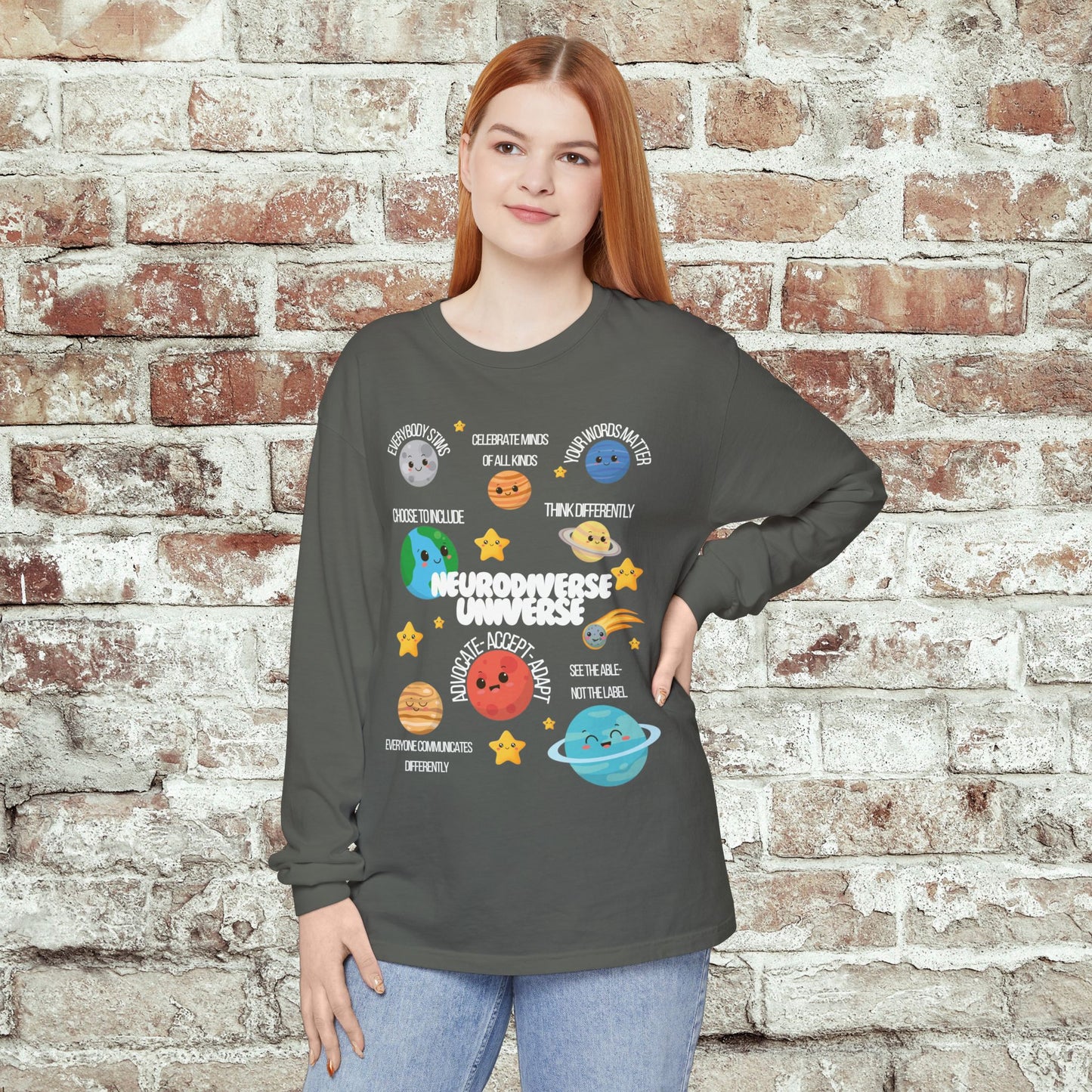 Neurodiverse Universe Long Sleeve Tee