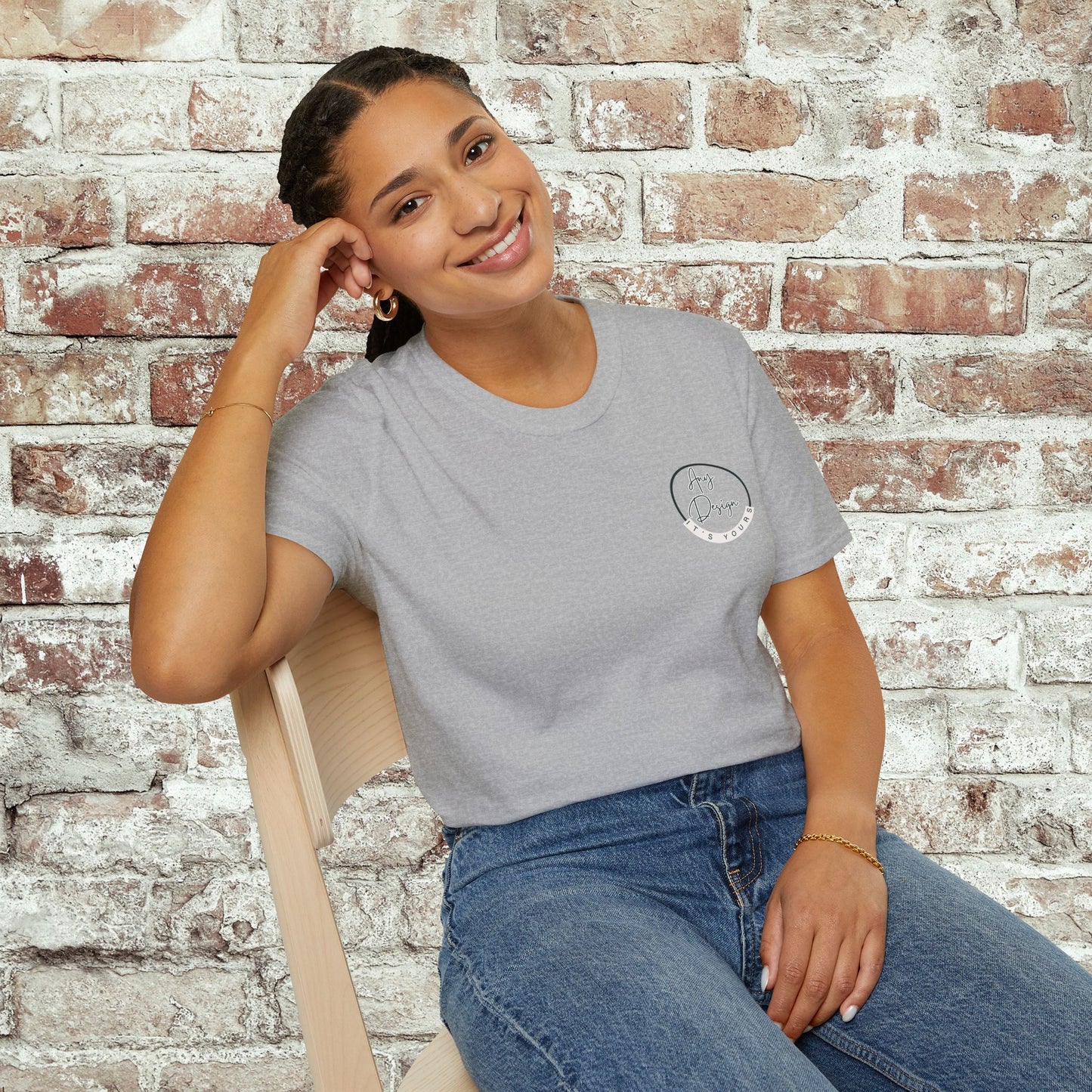 Two Areas- Personalized Unisex Softstyle T-Shirt