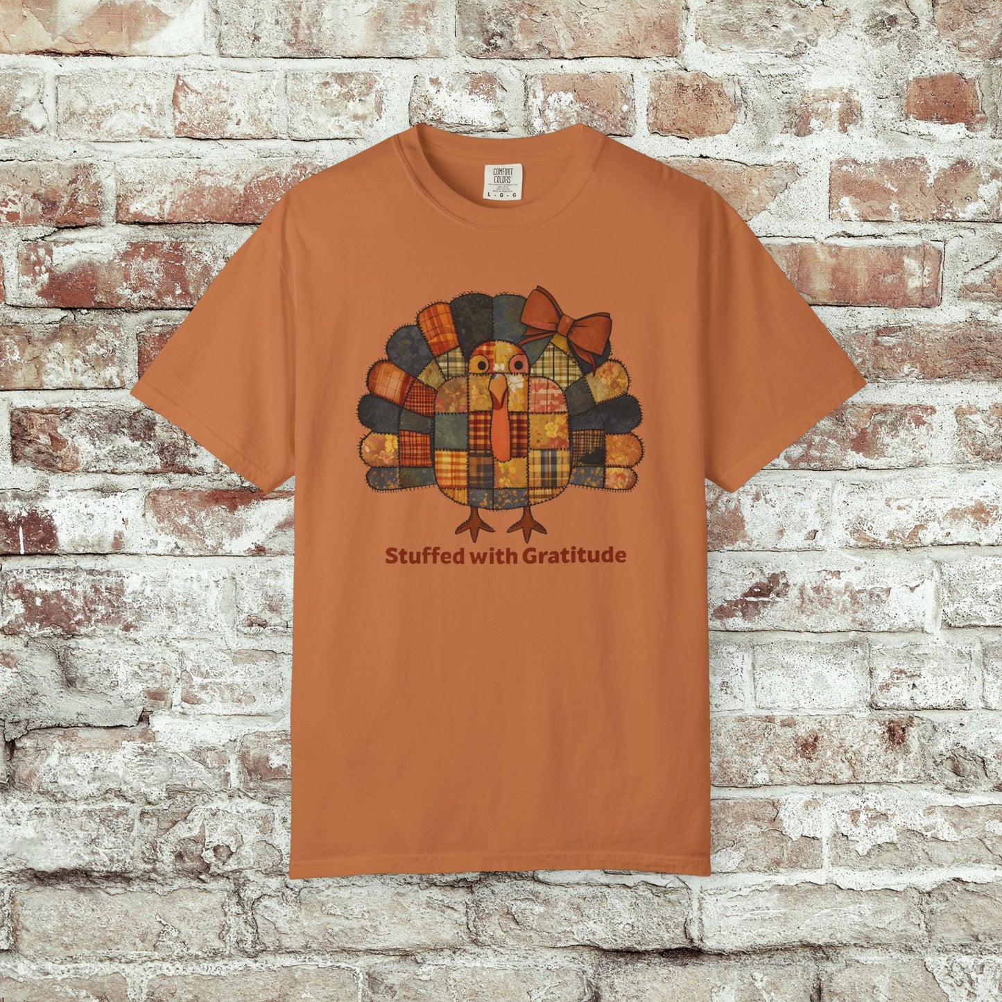 Thanksgiving Turkey Patchwork Unisex T-shirt