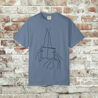 Reader Comfort Colors T-shirt - Feet Up Design