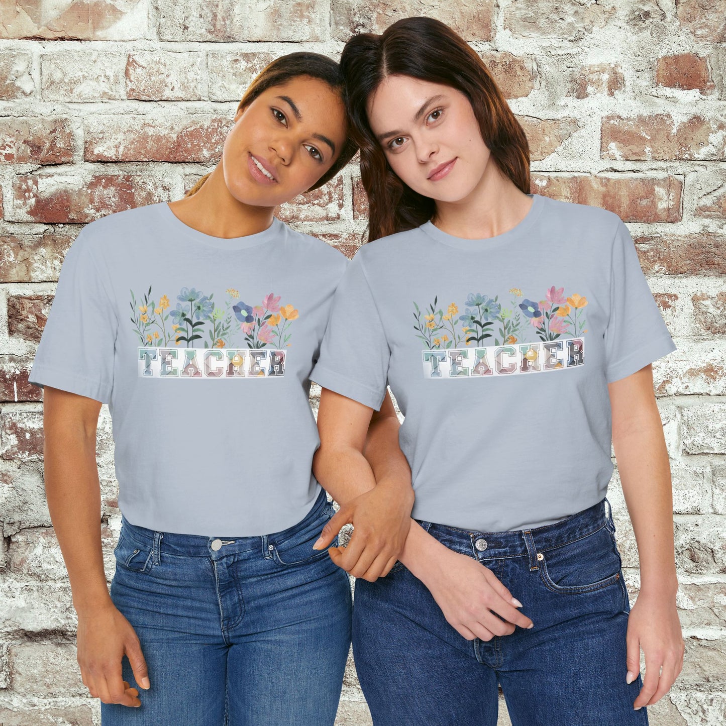 Floral Unisex Soft-Style Teacher Appreciation Tee