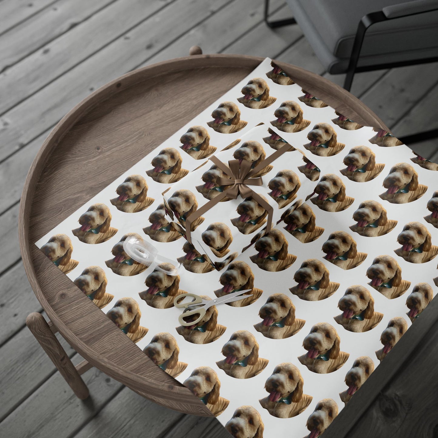 Custom Pet Photo Wrapping Paper with Your Cat, Dog, Hamster, Bird, etc.