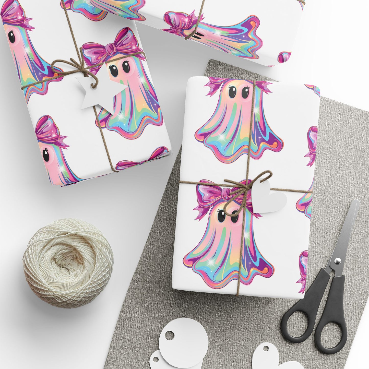 Iridescent Ghost Wrapping Paper