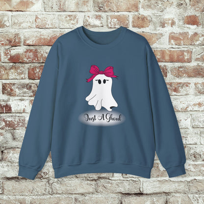 Just A Ghoul Ghost Crewneck Sweatshirt