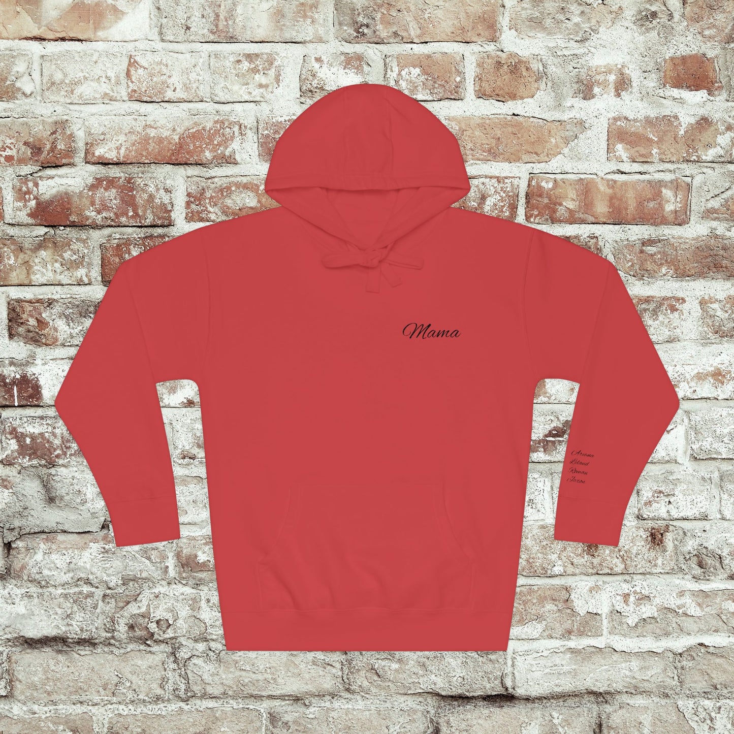 Personalized Embroidered Mama Hoodie with Kids Names