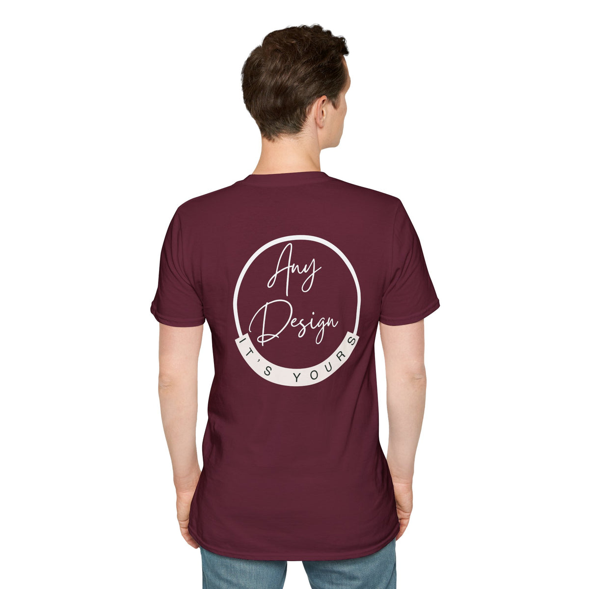 Personalizable Unisex Softstyle T-Shirt- Back Print Only!
