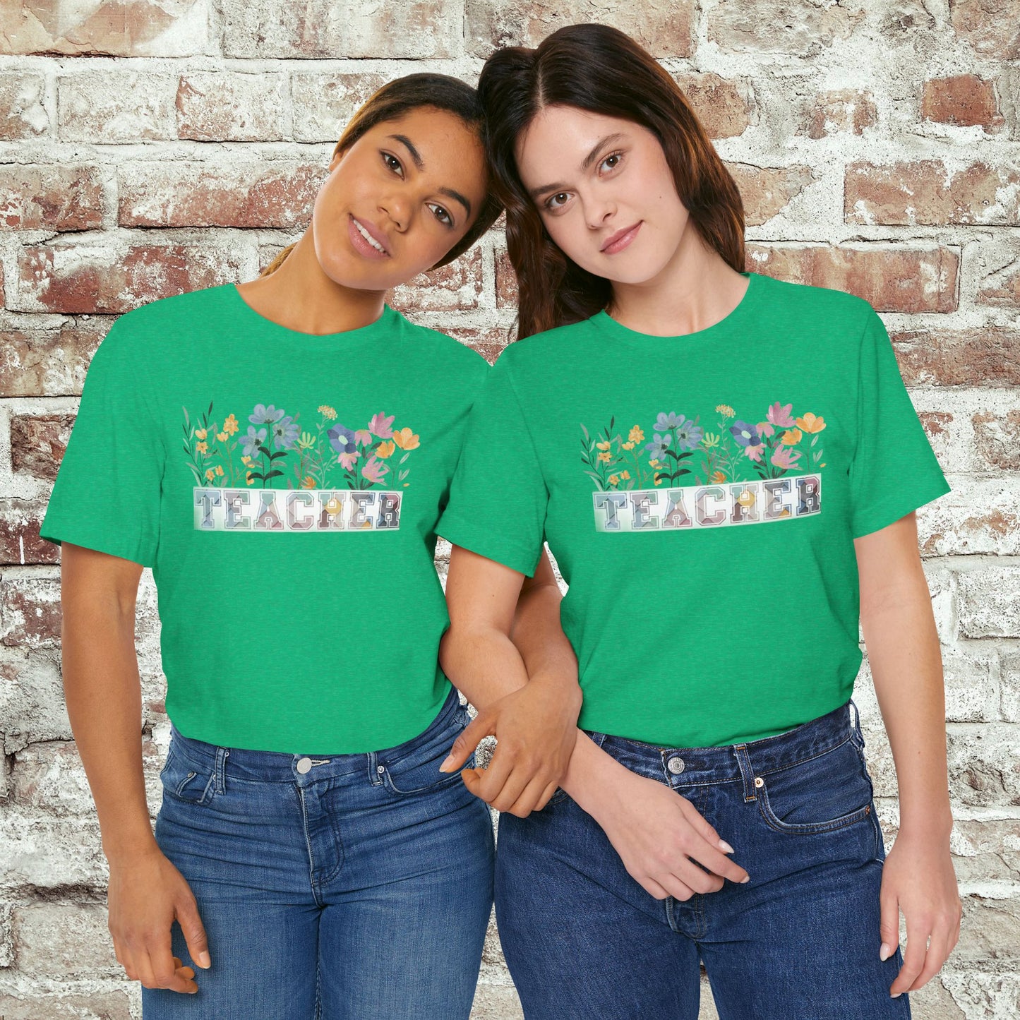 Floral Unisex Soft-Style Teacher Appreciation Tee