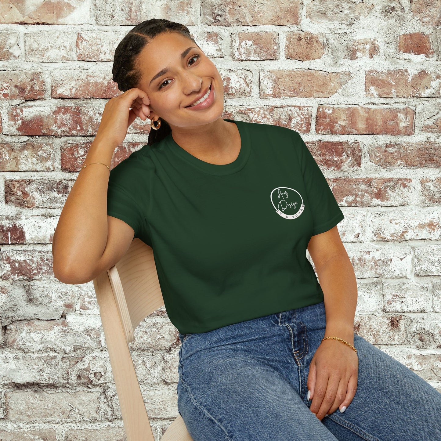 Two Areas- Personalized Unisex Softstyle T-Shirt