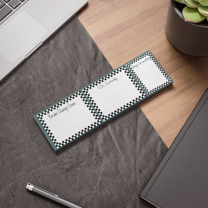 Checkered Post-it® Note Pads