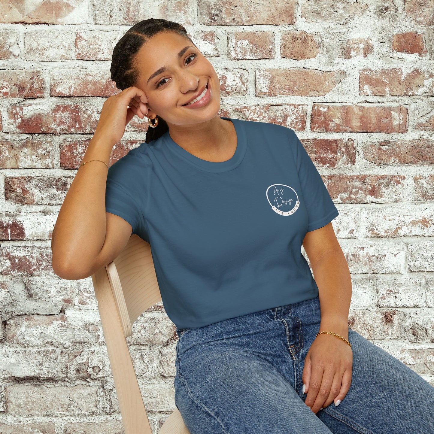 Two Areas- Personalized Unisex Softstyle T-Shirt