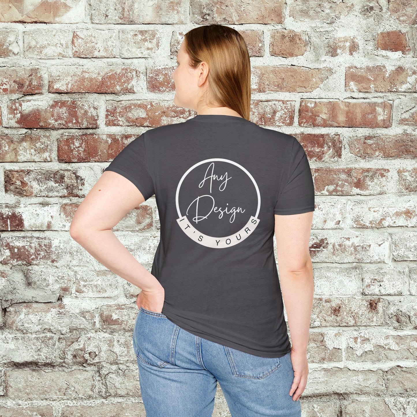 Two Areas- Personalized Unisex Softstyle T-Shirt