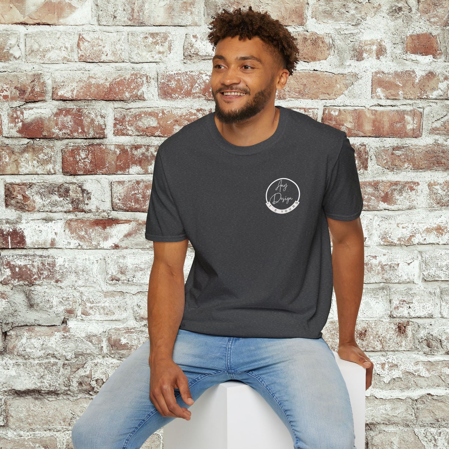 Two Areas- Personalized Unisex Softstyle T-Shirt