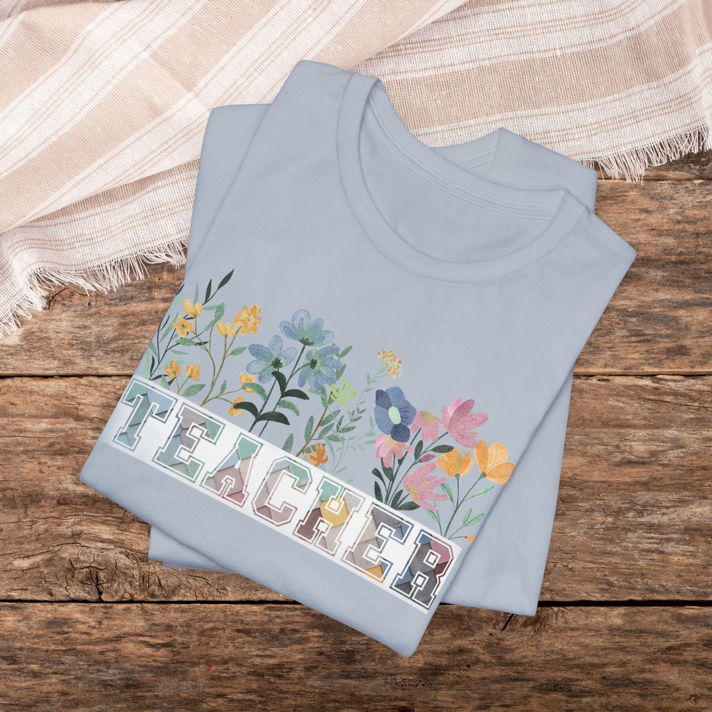 Floral Unisex Soft-Style Teacher Appreciation Tee
