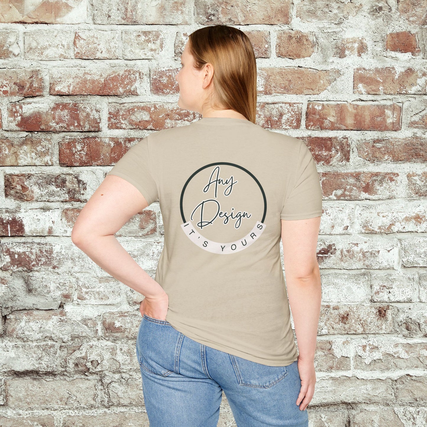 Two Areas- Personalized Unisex Softstyle T-Shirt