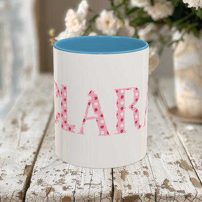 Clara Personalized Strawberry Mug