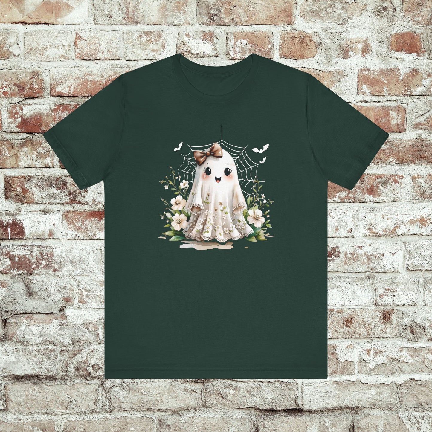 Sweet Spooky Ghost Floral Tee