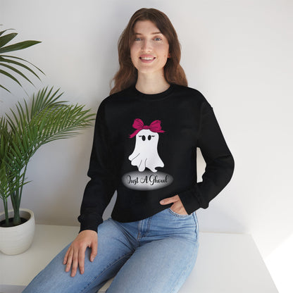 Just A Ghoul Ghost Crewneck Sweatshirt