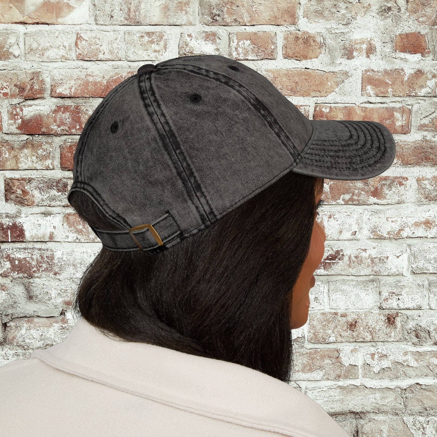 Probably Late Embroidered Distressed Hat