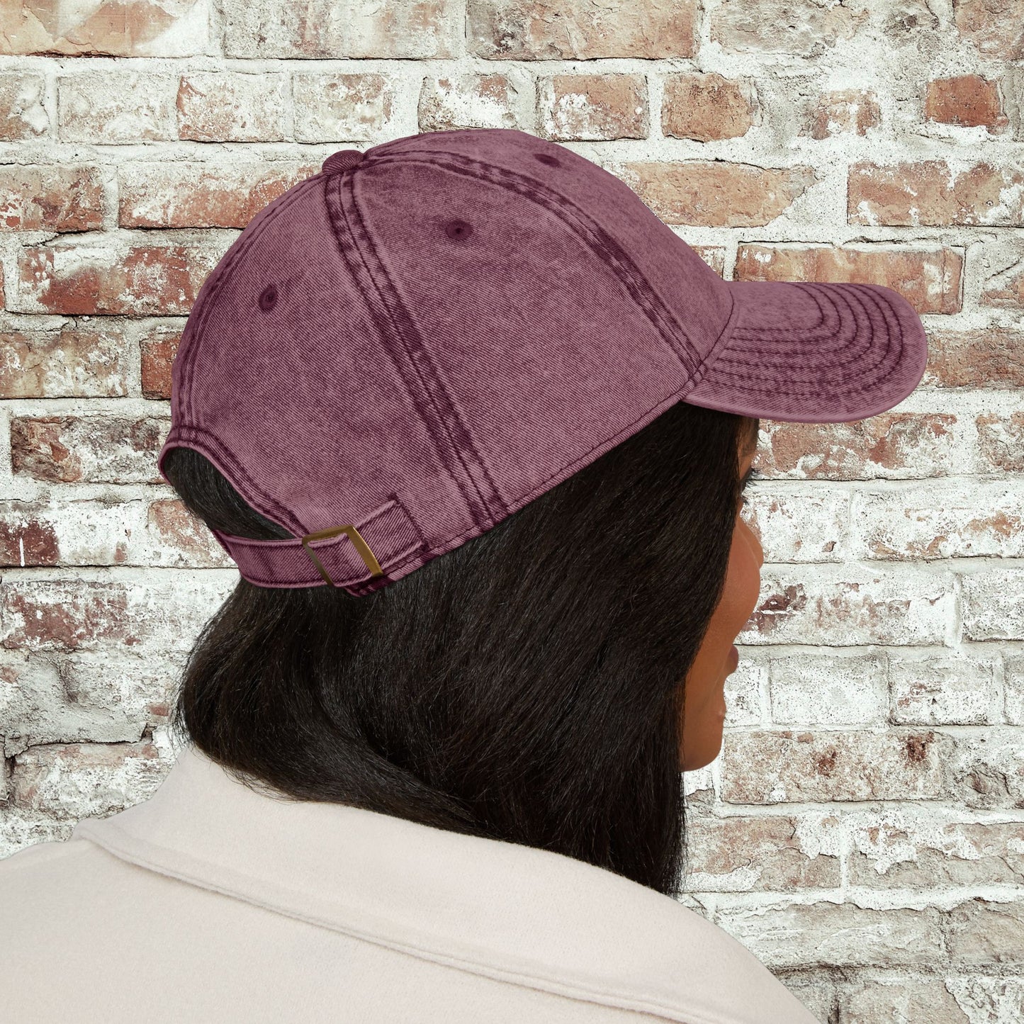 Probably Late Embroidered Distressed Hat