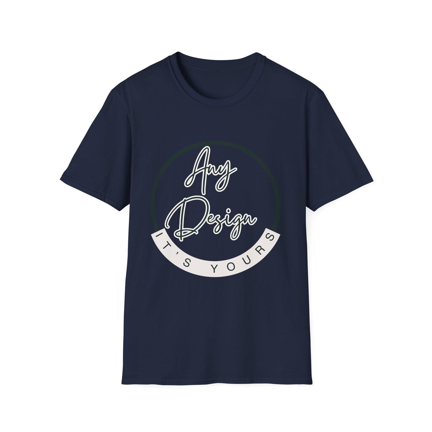 Customizable Unisex Soft-Style Graphic T-Shirt