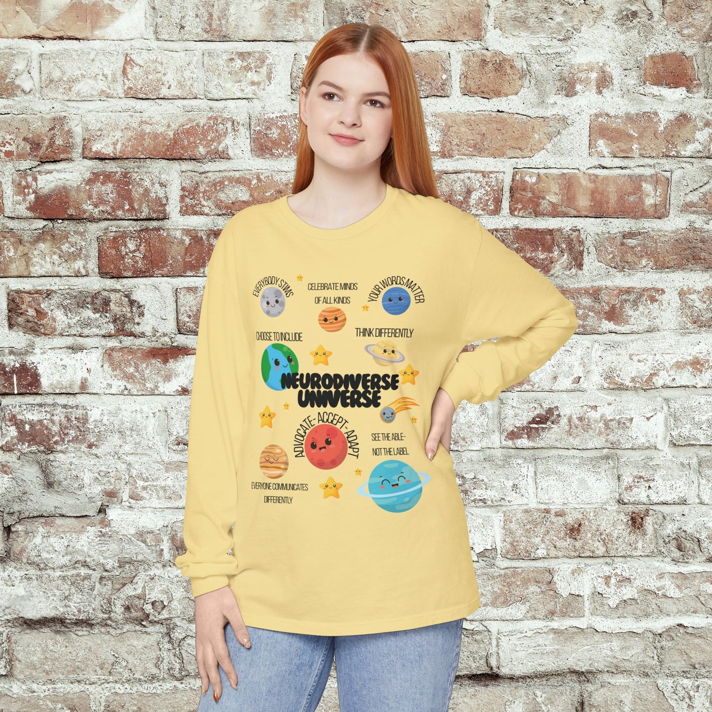 Neurodiverse Universe Long Sleeve Tee