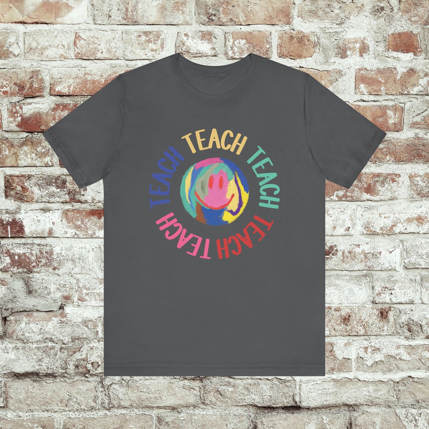 Unisex Soft-Style Teach Teach Teach Shirt for Teachers