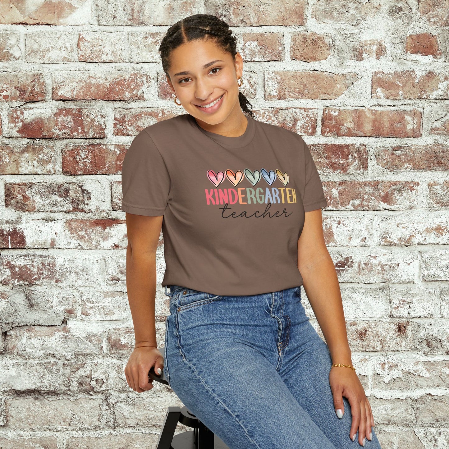 Kindergarten Teacher Comfort Colors Unisex Shirt