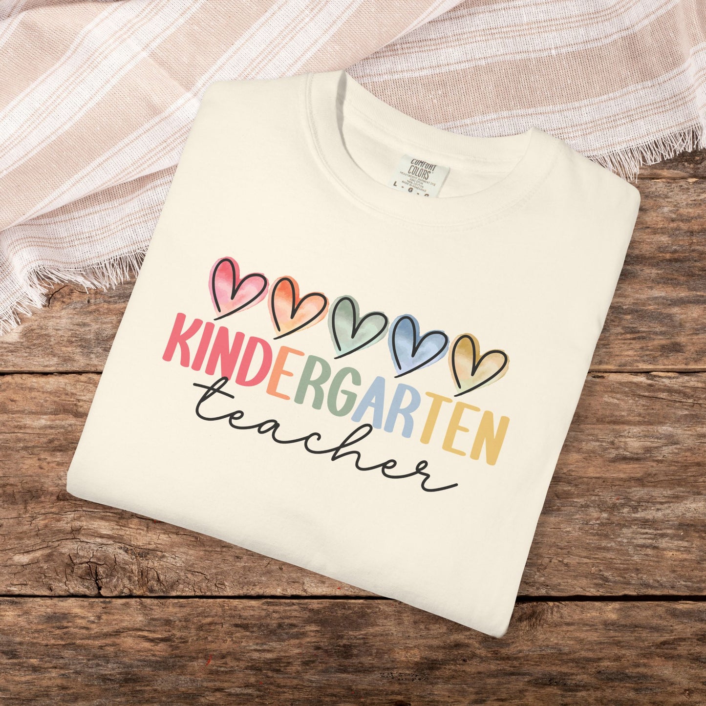 Kindergarten Teacher Comfort Colors Unisex Shirt