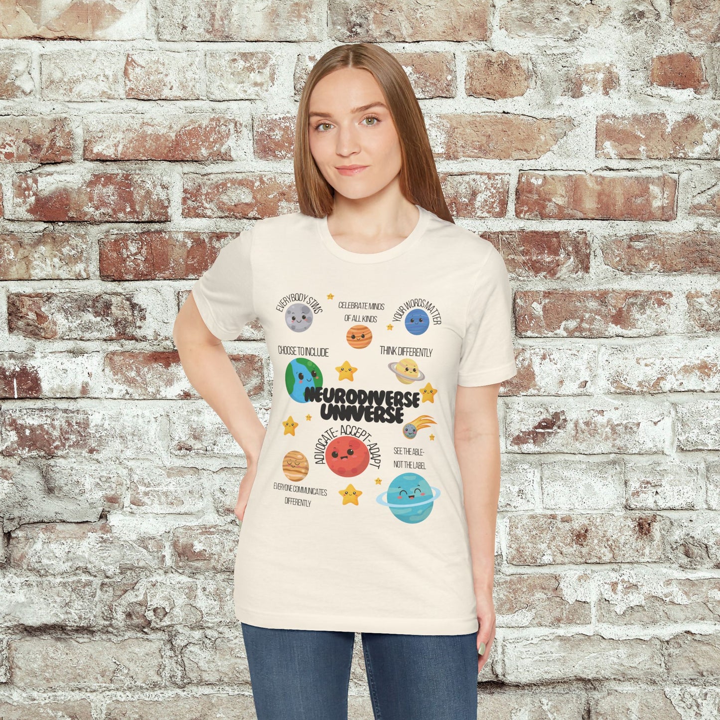 Neurodiverse Universe Shirt | Autism Acceptance Shirt | Mental Health Awareness | Choose to Include Tee