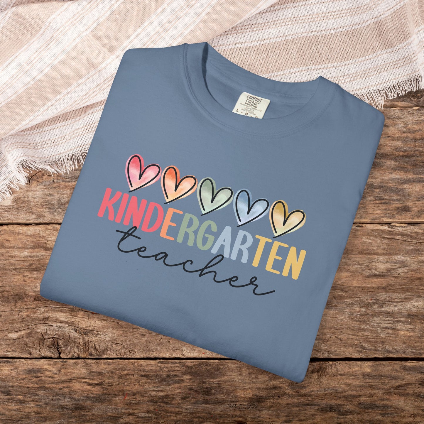 Kindergarten Teacher Comfort Colors Unisex Shirt