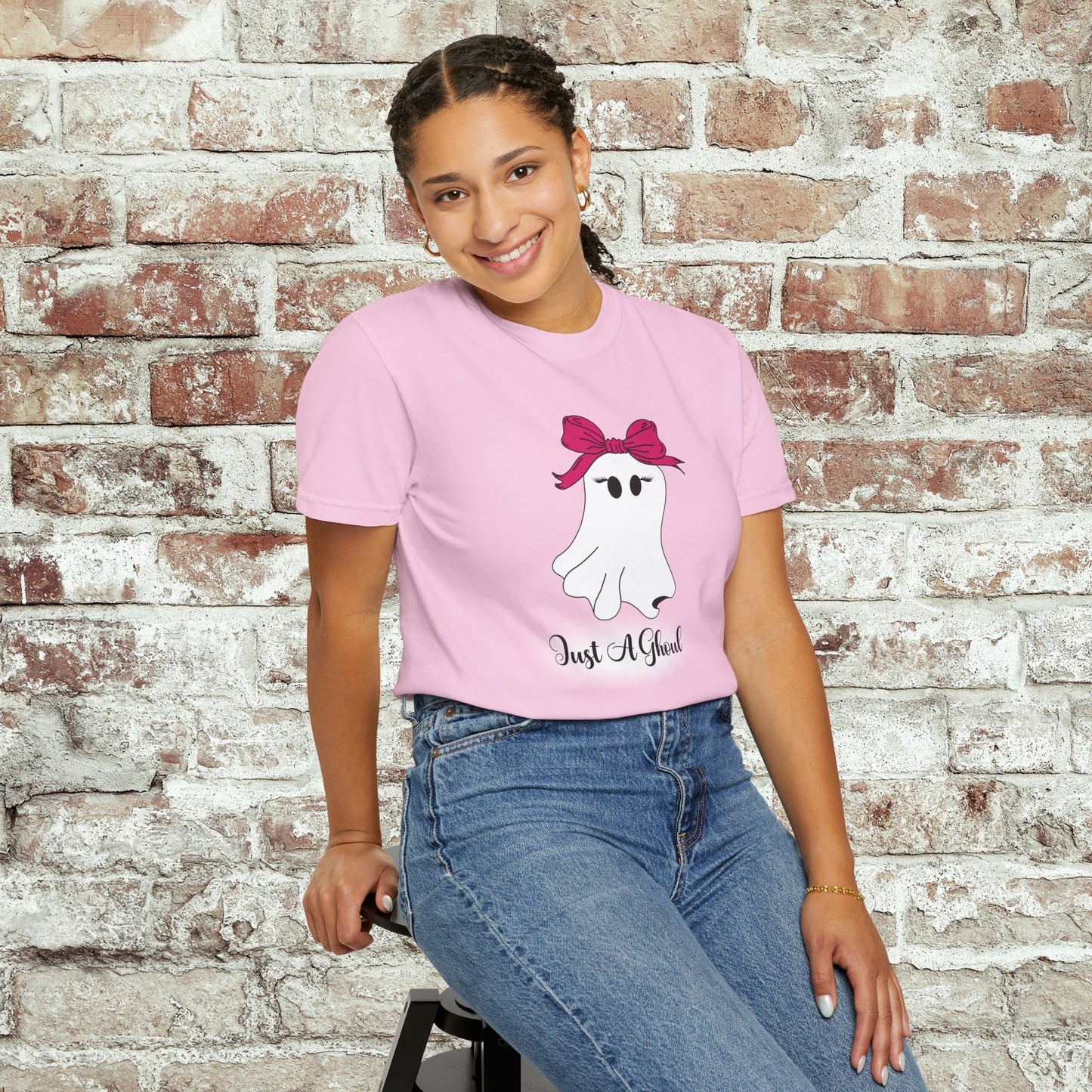 Just A Ghoul Comfort Colors Shirt