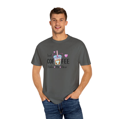 Iced Coffee Makes Me Nicer Comfort Colors T-Shirt