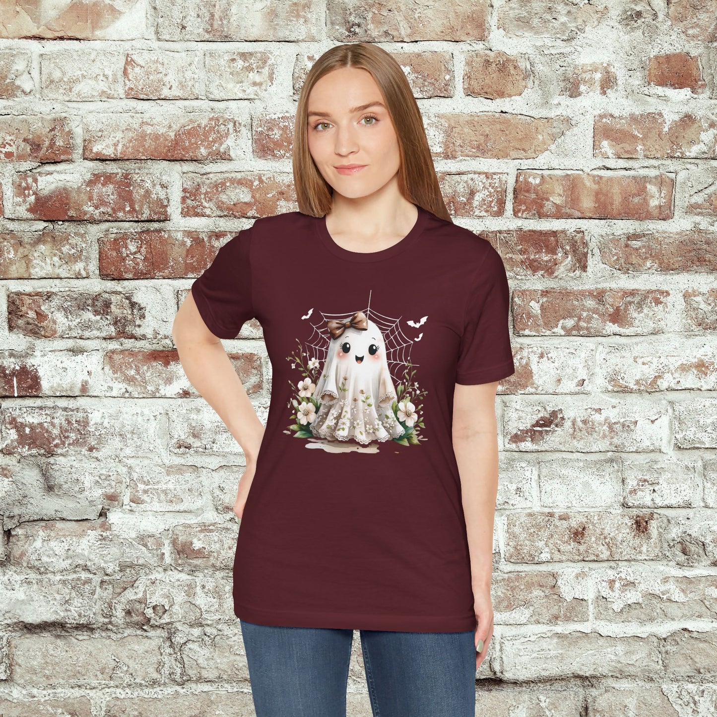 Sweet Spooky Ghost Floral Tee