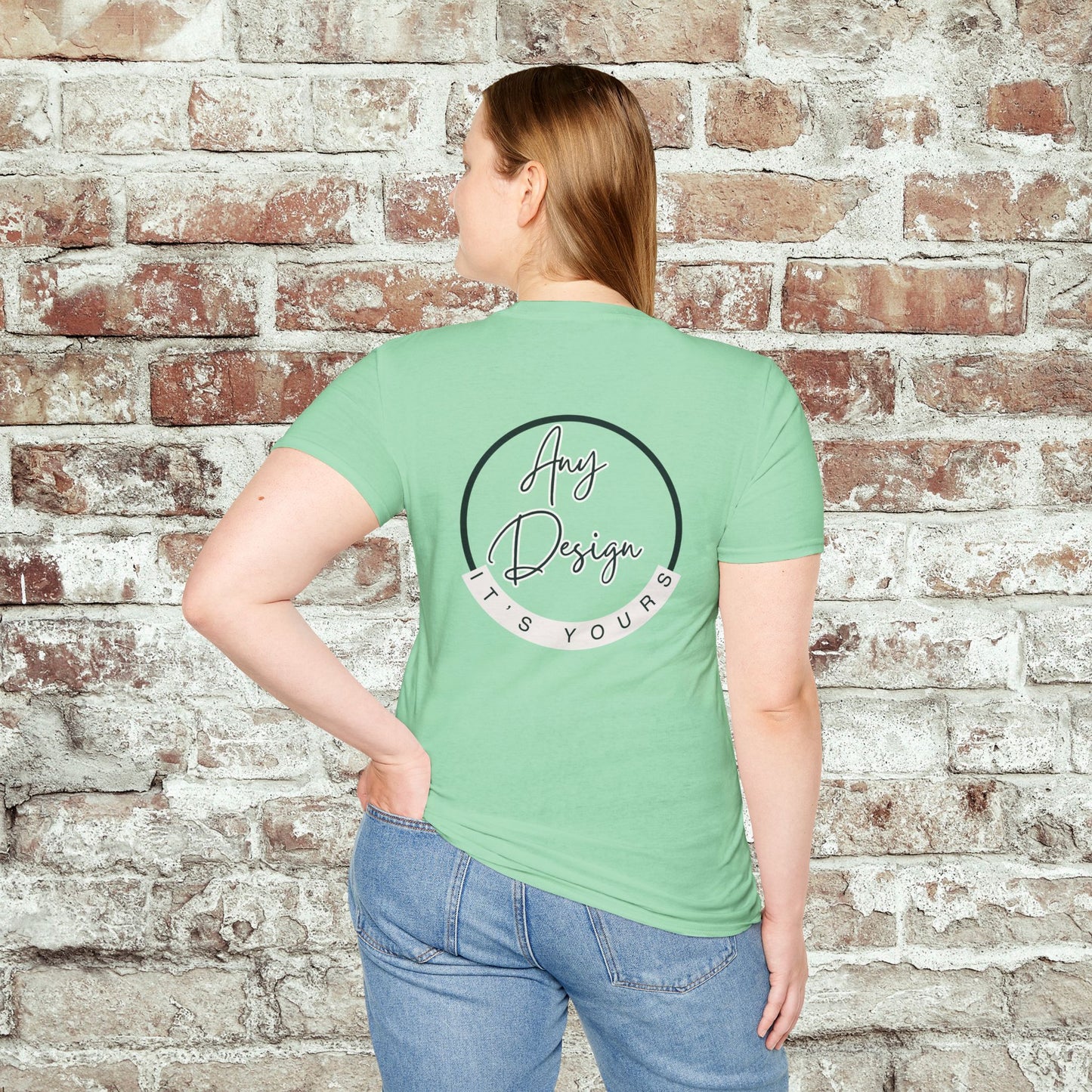 Two Areas- Personalized Unisex Softstyle T-Shirt