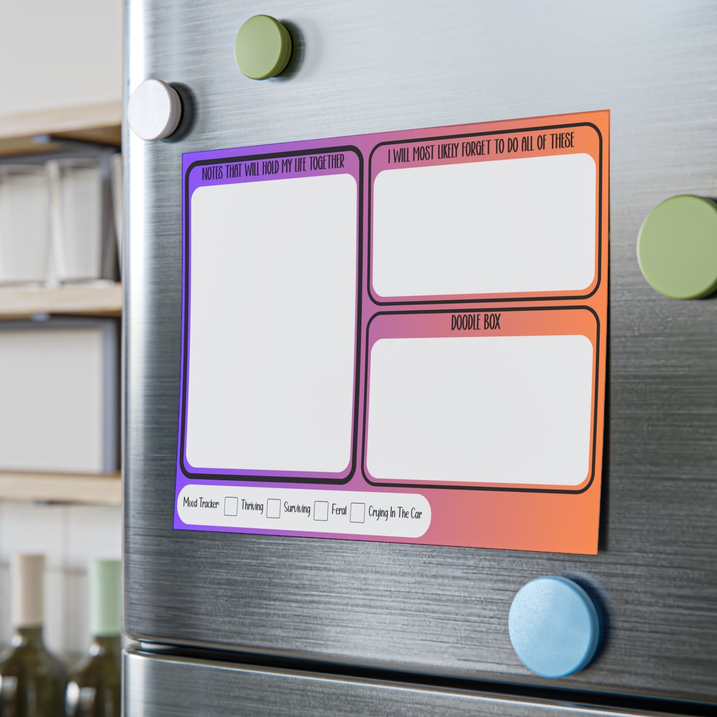 Funny ADHD Post-it® Note Pads for Neurodivergent Minds