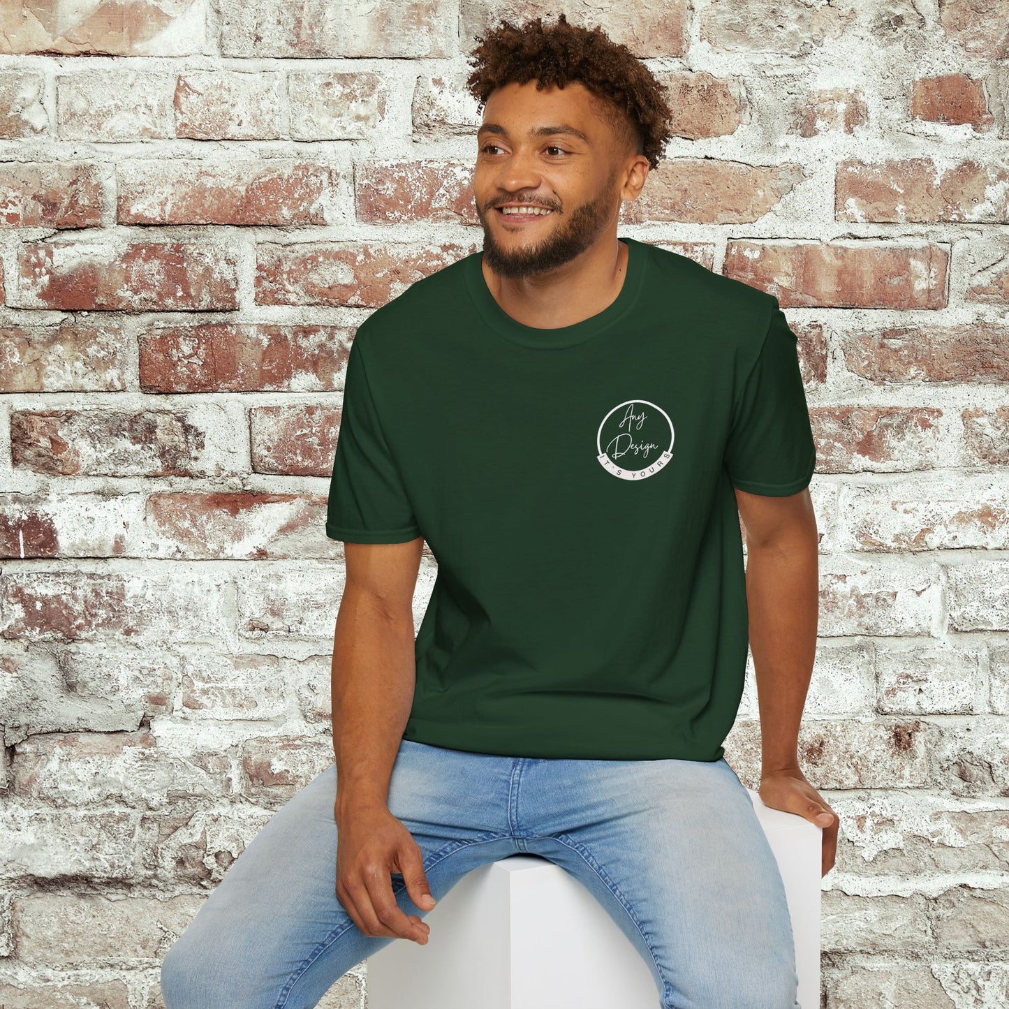 Two Areas- Personalized Unisex Softstyle T-Shirt