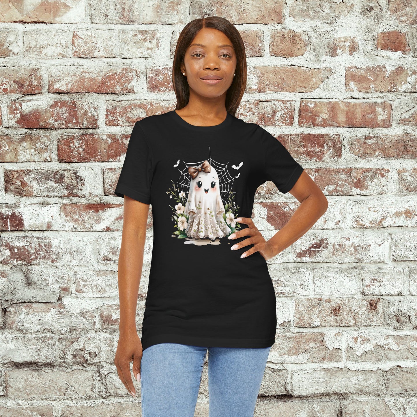 Sweet Spooky Ghost Floral Tee