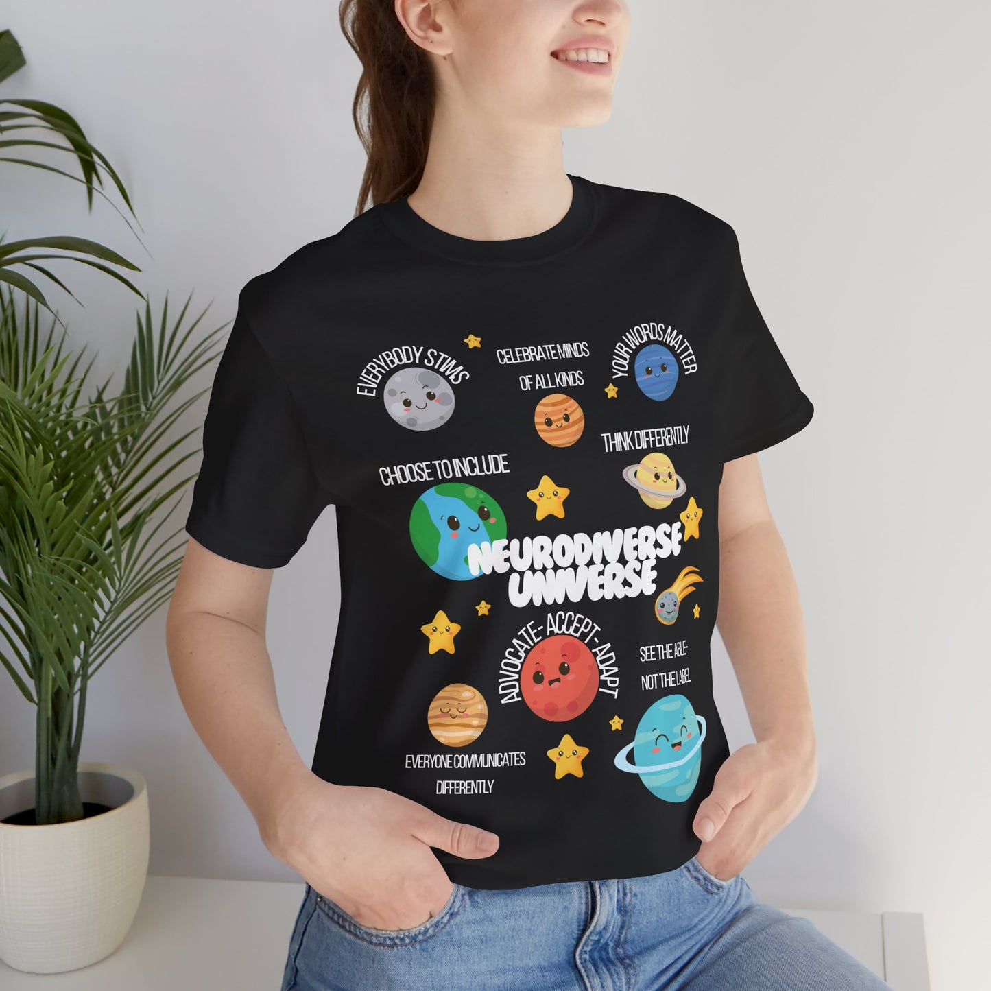 Neurodiverse Universe Shirt | Autism Acceptance Shirt | Mental Health Awareness | Choose to Include Tee