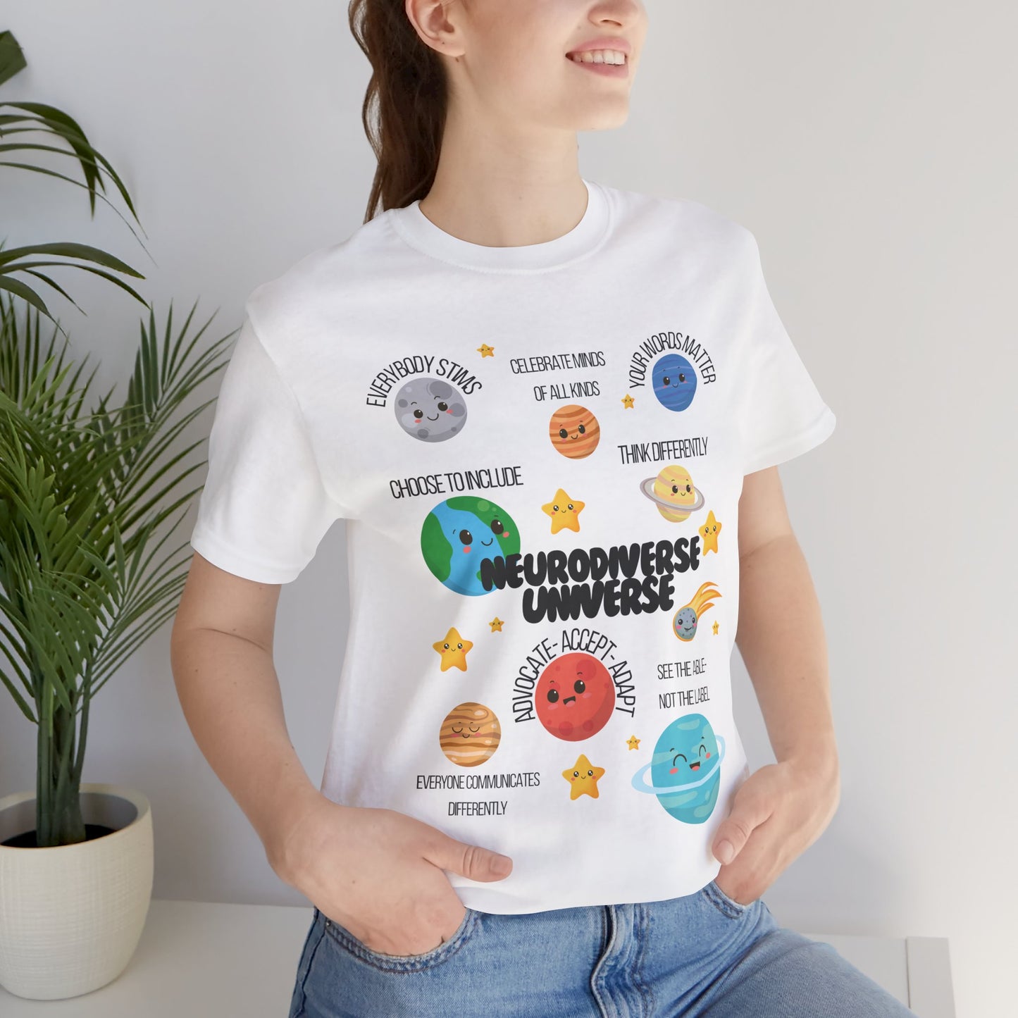 Neurodiverse Universe Shirt | Autism Acceptance Shirt | Mental Health Awareness | Choose to Include Tee