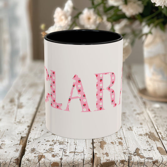 Clara Personalized Strawberry Mug