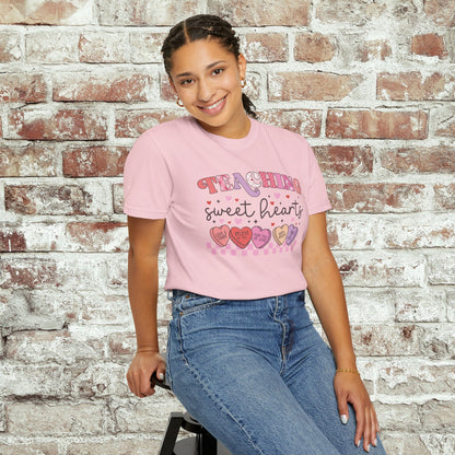 Teaching Sweet Hearts T-Shirt — Teacher Valentine Candy Hearts Tee