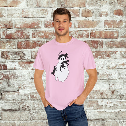Spooky Ghost & Black Cats Comfort Colors Tee