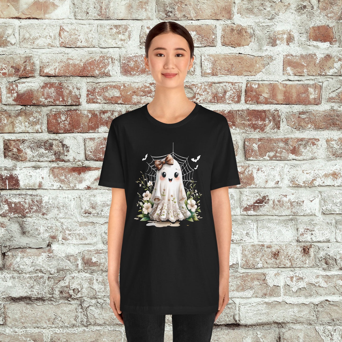 Sweet Spooky Ghost Floral Tee