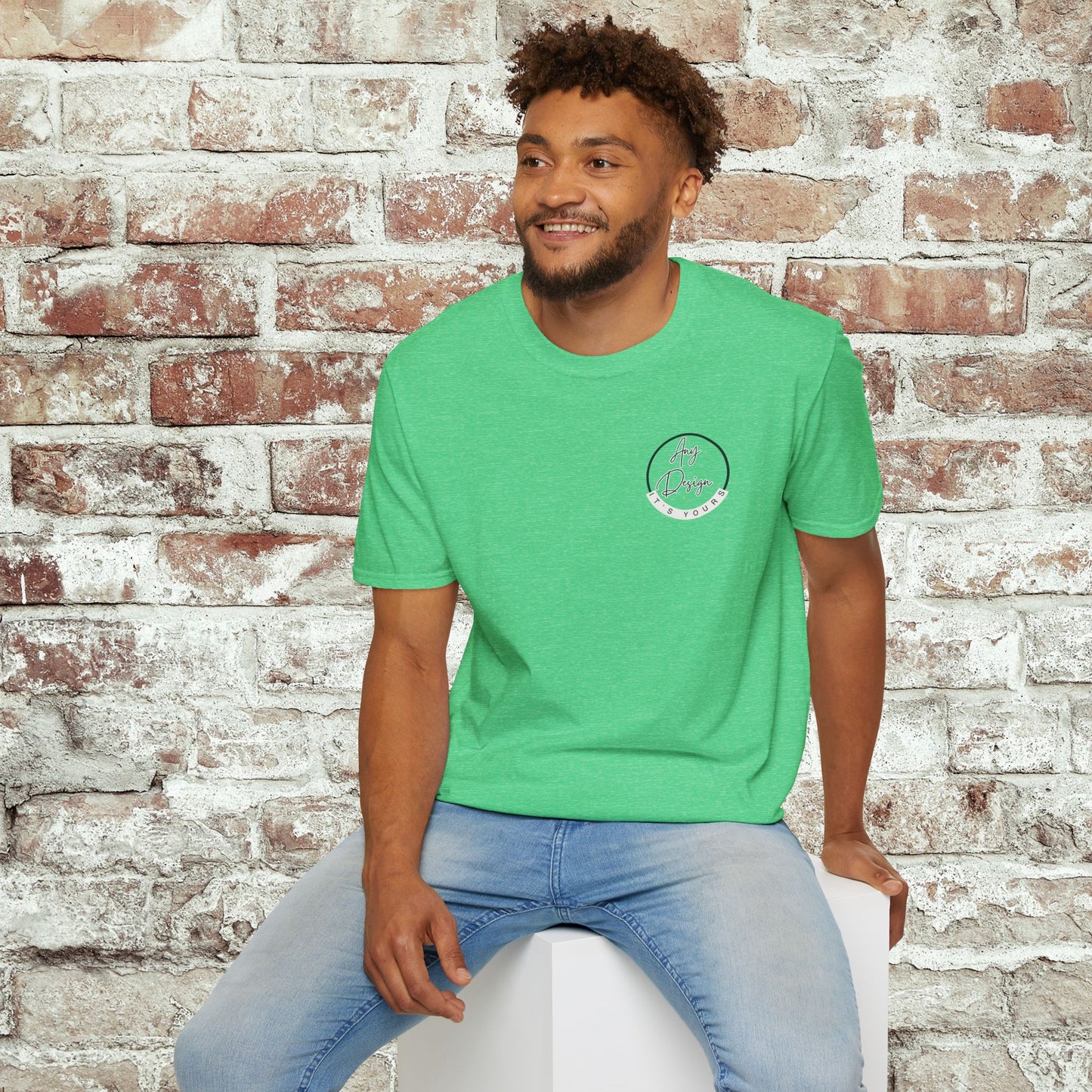 Two Areas- Personalized Unisex Softstyle T-Shirt